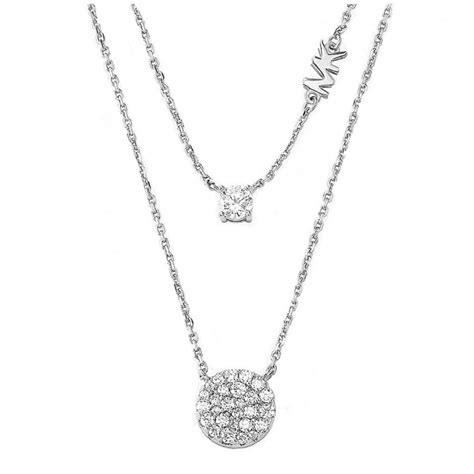 michael kors layered necklace|michael kors necklace set.